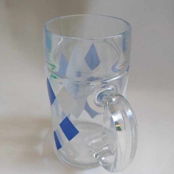2020 Steam Whistle 1L Glass Stein Plaid - Picture 3 of 7